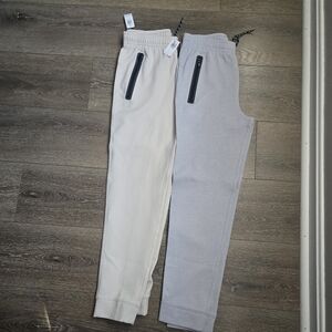 Old Navy Kids Cream and Gray Joggers